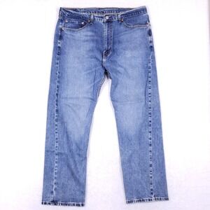 Levi's 505 Straight Leg Jeans 38x30 Blue